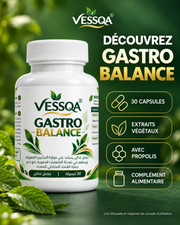 VESSQA Gastro Balance — présentation des 30 capsules, extraits végétaux et propolis