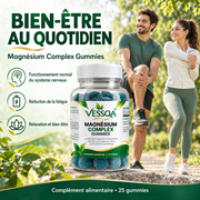 VESSQA Magnésium Complex Gummies — routine active et bien-être