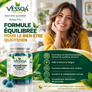 VESSQA Magnésium Complex Gummies — formule pour le bien-être quotidien